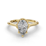 Pear Solitaire Engagement Ring