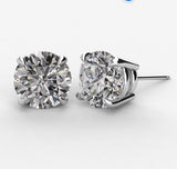 1.60ctw E Color VS1 Clarity GIA Studs in Platinum La Poss.