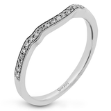 Wedding Band in 18k Gold with Diamonds