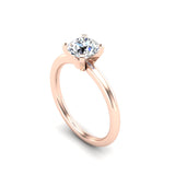 Leah 4 Prong Solitaire Engagement Ring