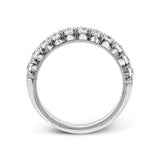 Anniversary Ring In 18k Gold With Diamonds - Simon G. Jewelry