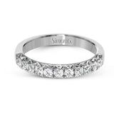 Anniversary Ring In 18k Gold With Diamonds - Simon G. Jewelry