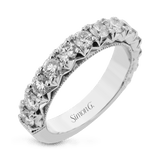 Anniversary Ring In 18k Gold With Diamonds - Simon G. Jewelry