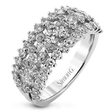 Anniversary Ring In 18k Gold With Diamonds