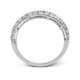 Anniversary Ring In 18k Gold With Diamonds - Simon G. Jewelry