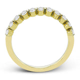 Anniversary Ring in 18k Gold With Diamonds - Simon G. Jewelry