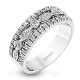 Anniversary Ring in 18k Gold with Diamonds