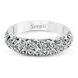 Anniversary Ring In 18k Gold With Diamonds - Simon G. Jewelry