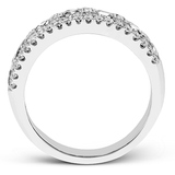 Anniversary Ring in 18k Gold with Diamonds - Simon G. Jewelry