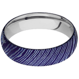 Titanium Damascus + Satinetched Finish + Titanium