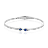 Bangle in 18k Gold with Diamonds - Simon G. Jewelry