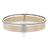 Bangle in 18K Gold with Diamonds - Simon G. Jewelry