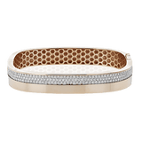 Bangle in 18k Gold with Diamonds - Simon G. Jewelry
