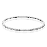 Bangle in 18k Gold with Diamonds - Simon G. Jewelry