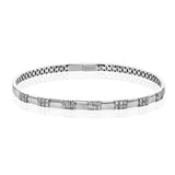 Bangle in 18k Gold with Diamonds - Simon G. Jewelry