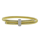 Bangle in 18k Gold with Diamonds - Simon G. Jewelry