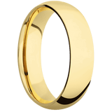 10K Yellow Gold + Polish Finish
