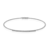 Beaded Bangle in 18k Gold with Diamonds - Simon G. Jewelry