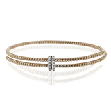 Beaded Bangle in 18k Gold With Diamonds - Simon G. Jewelry