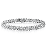 Bracelet in 18k Gold with Diamonds - Simon G. Jewelry