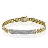 Bracelet in 18k Gold with Diamonds - Simon G. Jewelry
