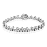 Bracelet in 18k Gold with Diamonds - Simon G. Jewelry