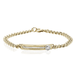 Bracelet in 18k Gold with Diamonds - Simon G. Jewelry