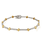 Bracelet in 18k Gold with Diamonds - Simon G. Jewelry