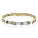 Bracelet in 18k Gold with Diamonds - Simon G. Jewelry