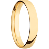 14K Yellow Gold + Polish Finish