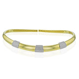 Choker Necklace in 18k Gold with Diamonds - Simon G. Jewelry