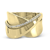 Clio Fashion Ring In 18k Gold With Diamonds - Simon G. Jewelry