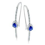 Color Earring in 18k Gold with Diamonds - Simon G. Jewelry