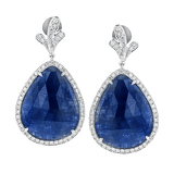 Color Earrings in 18k Gold with Diamonds - Simon G. Jewelry