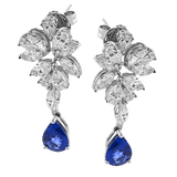 Color Earrings in 18k Gold with Diamonds - Simon G. Jewelry