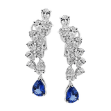 Color Earrings in 18k Gold with Diamonds - Simon G. Jewelry
