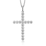 Cross Pendant in 18k Gold with Diamonds - Simon G. Jewelry