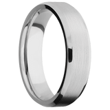 14K White Gold + Satin , Polish Finish