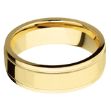 14K Yellow Gold + Polish , Polish Finish