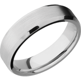 14K White Gold + Satin , Polish Finish
