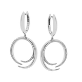 Earring in 18k Gold with Diamonds