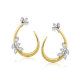 Earring in 18k Gold with Diamonds - Simon G. Jewelry
