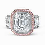 Engagement Ring in 18k Gold with Diamonds - Simon G. Jewelry