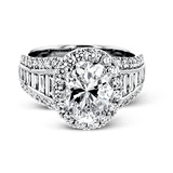 Engagement Ring in 18k Gold with Diamonds - Simon G. Jewelry