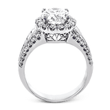 Engagement Ring in 18k Gold with Diamonds - Simon G. Jewelry