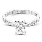 Engagement Ring in 18k Gold with Diamonds - Simon G. Jewelry