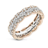 Eternity Fashion Ring in 18k Gold with Diamonds