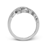 Fallen Leaves Fashion Ring In 18k Gold With Diamonds - Simon G. Jewelry