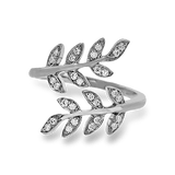 Fallen Leaves Fashion Ring In 18k Gold With Diamonds - Simon G. Jewelry
