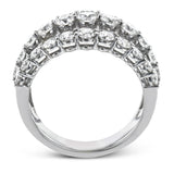Fashion Ring In 18k Gold With Diamonds - Simon G. Jewelry